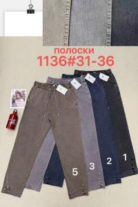1136# выбор цвета женские стрейчевые джинсы Fudeyan (6 ед, размеры батал: 31-36) выдача на следующий день фото