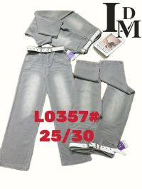 0357# серые женские джинсы (LDM, 6 ед, размеры норма: 25-30) выдача на следующий день фото