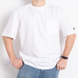 0624-10* белая мужская футболка (GENUINE DICKIES, коттон, 5 ед. размеры супер батал: LT. LT. XL. 2XL. 3XL)  фото