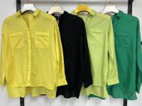 купить 16352086# выбор цвета женская рубашка (коттон, 5 ед, размеры норма: s-2xl) выдача на следующий день оптом