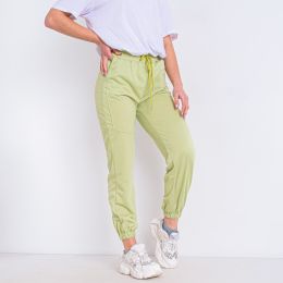 0021-7 зеленые женские спортивные брюки (X&D, двунитка, 6 ед. размеры: S. M. L. XL. 2XL. 3XL) фото