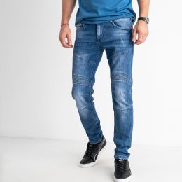 8341 FANGSIDA джинсы мужские синие стрейчевые (8 ед. размеры: 29.30.31.32.33.34.36.38) фото