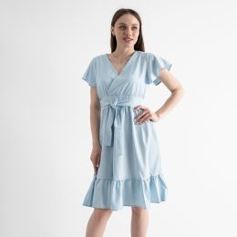8076-42 ГОЛУБОЕ платье женское текстильное (3 ед.размеры: M.L.XL) фото