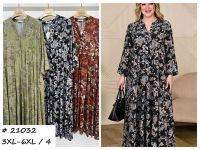 21032 # выбор цвета женское платье (штапель, 4 ед, размеры батал: 3XL-6XL) выдача на следующий день фото