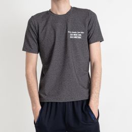 8625-61 серая мужская футболка (SARA, 4 ед. размеры полубатал: 48. 50. 52. 54) фото