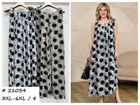 21034 # выбор цвета женский сарафан (штапель, 4 ед, размеры батал: 3XL-6XL) выдача на следующий день фото