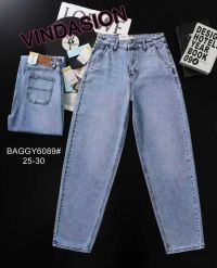6089# голубые женские джинсы vindasion (стрейч-коттон, 6 ед. размеры норма: 25-30) выдача на следующий день фото