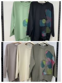 56467* микс цветов женский трикотажный свитер (10 ед, размеры батал: 3XL-6XL) выдача на следующий день фото