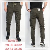 8075-2 # хаки мужские джинсы карго (RTROOSS, 8 ед, размеры норма: 29-36) выдача на следующий день фото