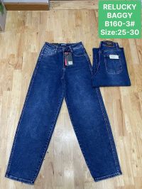 0160-3 # синие женские джинсы (Relucky, стрейч коттон, 6 ед, размеры норма: 25-30) выдача на следующий день фото