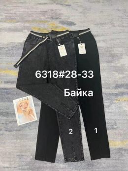 6318 * выбор цвета женские джинсы на байке (стрейч, 6 ед, размеры полубатал: 28-33) выдача на следующий день фото