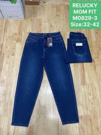 0829-3 # синие женские джинсы (Relucky, стрейч коттон, 6 ед, размеры батал: 32-42) выдача на следующий день фото