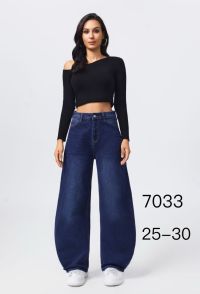 7033 # синие женские джинсы (New Jeans, стрейч коттон, 6 ед, размеры норма: 31-38) выдача на следующий день фото