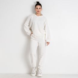 0540-10 белый женский спортивный костюм (5'TH AVENUE, турецкая двунитка, 3 ед. размеры норма: 42. 44. 46) фото