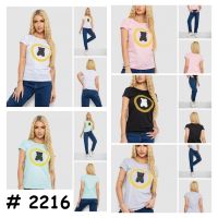 2216# выбор цвета женская футболка (3 ед, размеры норма: S, M, L) выдача на следующий день фото