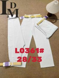 0361# белые женские джинсы (LDM, 6 ед, размеры полубатал: 28-33) выдача на следующий день фото