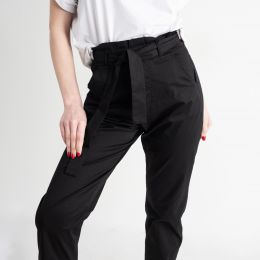 2173-1 черные женские брюки (XYH, стрейч, 6 ед. размеры: 25.26.27.28.29.30) фото
