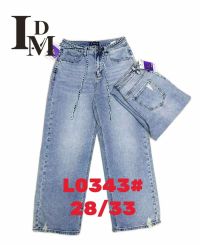 0343# голубые женские джинсы (LDM, 6 ед, размеры полубатал: 28-33) выдача на следующий день фото