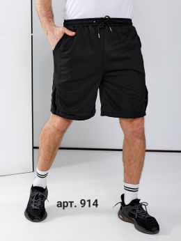 0914 * черные мужские шорты (6 ед. размеры норма: M. M. L. XL. 2XL. 3XL) выдача на следующий день фото
