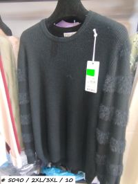 5090 # микс цветов женский свитер (Kiss me, 10 ед, размеры батал: 2XL/3XL) выдача на следующий день фото