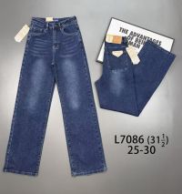 7086 # синие женские джинсы (Vindasion, стрейч коттон, 6 ед, размеры норма: 25-30) выдача на следующий день фото