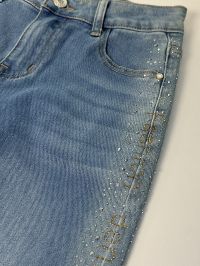 7008# голубые женские стрейчевые джинсы New Jeans (6 ед, размеры норма: 25-30) выдача на следующий день фото