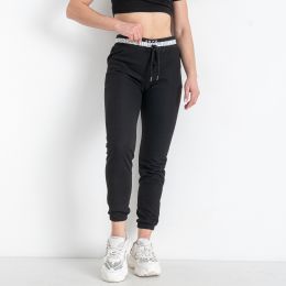 купить оптом джинсы 1900-1 черные женские спортивные штаны (4 ед. размеры норма: S/M. M/L. L/XL. XL/2XL)  недорого