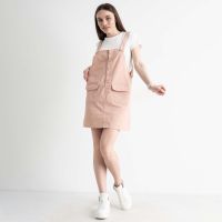 купить 0899-6 XINYUE ПУДРОВЫЙ комплект из сарафана и футболки (3 ед.размеры: M.L.XL) оптом