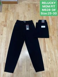 0628-3 # черные женские джинсы (Relucky, стрейч коттон, 6 ед, размеры норма: 25-30) выдача на следующий день фото