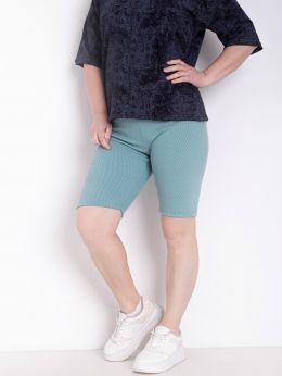 4244-7 серый женские велосипедки (рубчик, 4 ед. размеры полубатал: L. XL. 2XL. 3XL) фото
