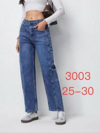 3003 # голубые женские джинсы (New Jeans, стрейч, 6 ед, размеры норма: 25-23) выдача на следующий день фото