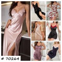 70264 # выбор цвета женская ночнушка (атлас, 5 ед, размеры норма: M-3XL) выдача на следующий день фото
