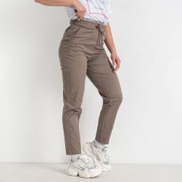 купить оптом джинсы 8528-2* темно-бежевые женские брюки (FUDEYAN, 6 ед. размеры норма: 25. 26. 27. 28. 29. 30) выдача на следующий день недорого