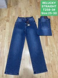 0258 # синие женские джинсы (Relucky, стрейч коттон, 6 ед, размеры норма: 25-30) выдача на следующий день фото