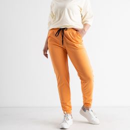 1106-7 ОРАНЖЕВЫЕ спортивные брюки женские батальные (4 ед размеры: 2XL.3XL.4XL.5XL) фото