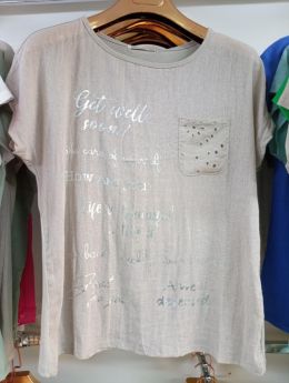 2016-6* светло-серая женская футболка (4 ед. размеры полубатал: L. XL. 2XL. 3XL) выдача на следующий день фото
