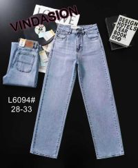 купить 6094# голубые женские джинсы vindasion (стрейч коттон, 6 ед, размеры полубатал: 28-33) выдача на следующий день оптом