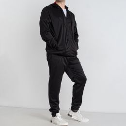 6458-1 черный мужской спортивный костюм с капюшоном на манжете (5 ед. размер: 48. 50. 52. 54. 56) фото
