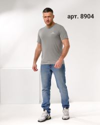 8904# микс цветов мужская спортивная футболка (полиэстр, кулир, 12 ед, размеры норма: 42-52) выдача на следующий день фото