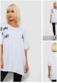 2511# женская футболка оверсайз (4 ед, размеры оверсайз: 4XL-5XL) выдача на следующий день фото