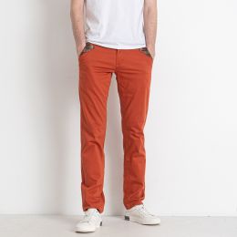 2472 оранжевые мужские брюки (VARXDAR, стрейчевые, 7 ед. размеры подросток: 26. 27. 28. 29. 30. 31. 32) фото