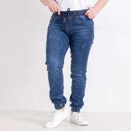 купить оптом джинсы 8116-1* Синие женские джинсы (VINGVGS, стрейчевые, 8 ед. размеры полубатал: 28. 29. 30. 31. 32. 33. 34. 36)  недорого