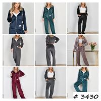 3430 # выбор цвета женский спортивный костюм (велюр, 3 ед, размеры норма: 44, 46, 48) выдача на следующий день фото