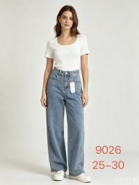 9026 # голубые женские джинсы (New Jeans, стрейч, 6 ед, размеры норма: 25-23) выдача на следующий день фото