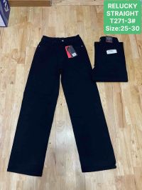 0271-3 # черные женские джинсы (Relucky, стрейч коттон, 6 ед, размеры норма: 25-30) выдача на следующий день фото