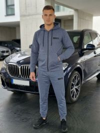 1015-5 серый мужской спортивный костюм (YOLA, турецкая двунитка, 5 ед. размеры норма:M. L. XL. 2XL. 3XL) фото