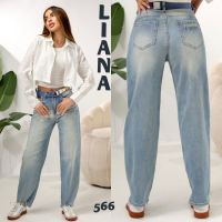 0566# голубые женские джинсы, стрейч-коттон (6 ед, размеры норма: 25-30) выдача на следующий день фото
