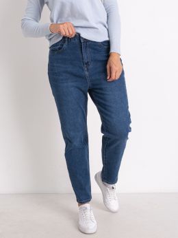 0140 синие женские джинсы (NEW JEANS, стрейчевые, 6 ед. размеры батал: 31. 32. 33. 34. 36. 38) фото