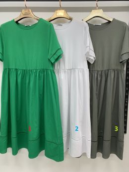 5998 # УТОЧНЯЙТЕ ЦВЕТ ВО ВРЕМЯ ЗАКАЗА женское платье (трикотаж+коттон, 4 ед. размеры батал: 3XL. 4XL. 5XL. 6XL) выдача на следую фото