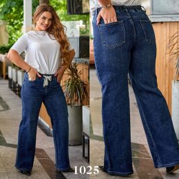 1025 # синие женские джинсы (стрейч-коттон, 6 ед. размеры батал: 31. 32. 33. 34. 36. 38) выдача на следующий день                фото